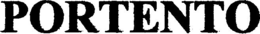 PORTENTO trademark