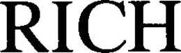 RICH trademark