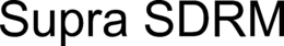 SUPRA SDRM trademark