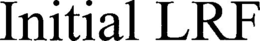INITIAL LRF trademark