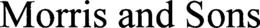 MORRIS AND SONS trademark
