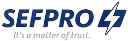 SEFPRO IT'S A MATTER OF TRUST. trademark
