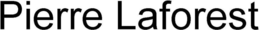 PIERRE LAFOREST trademark