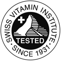 SWISS VITAMIN INSTITUTE SINCE 1931 TESTED trademark