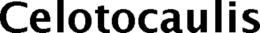 CELOTOCAULIS trademark