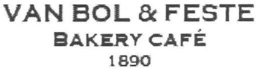 VAN BOL & FESTE BAKERY CAFÉ 1890 trademark