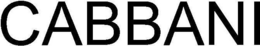 CABBANI trademark