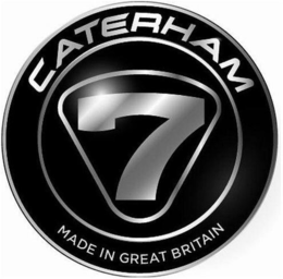 CATERHAM 7 MADE IN GREAT BRITAIN trademark
