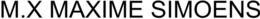 M.X MAXIME SIMOENS trademark