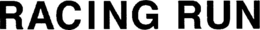 RACING RUN trademark