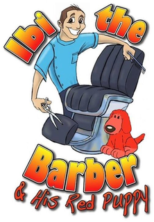 IBI THE BARBER & HIS RED PUPPY trademark