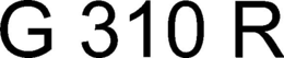 G 310 R trademark