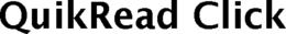 QUIKREAD CLICK trademark