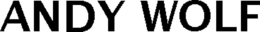 ANDY WOLF trademark