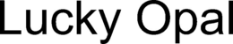 LUCKY OPAL trademark