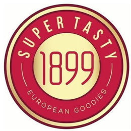 SUPER TASTY 1899 EUROPEAN GOODIES trademark