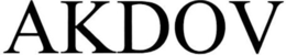 AKDOV trademark