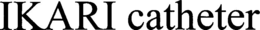 IKARI CATHETER trademark