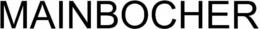 MAINBOCHER trademark