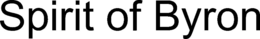 SPIRIT OF BYRON trademark