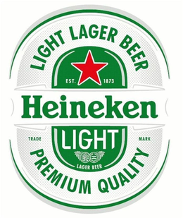 LIGHT LAGER BEER HEINEKEN LIGHT PREMIUM QUALITY EST 1873 trademark