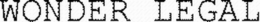 WONDER LEGAL trademark