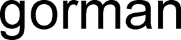 GORMAN trademark