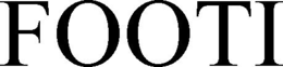 FOOTI trademark