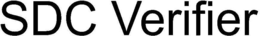 SDC VERIFIER trademark