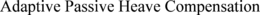 ADAPTIVE PASSIVE HEAVE COMPENSATION trademark
