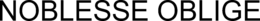 NOBLESSE OBLIGE trademark