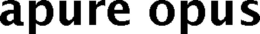 APURE OPUS trademark
