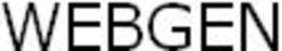 WEBGEN trademark