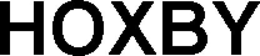 HOXBY trademark