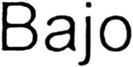 BAJO trademark
