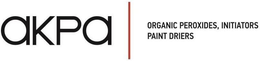 AKPA ORGANIC PEROXIDES, INITIATORS PAINT DRIERS trademark