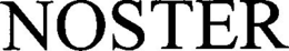 NOSTER trademark