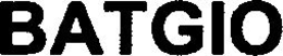 BATGIO trademark