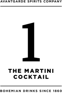 AVANTGARDE SPIRITS COMPANY 1 THE MARTINI COCKTAIL BOHEMIAN DRINKS SINCE 1860 trademark