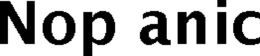 NOP ANIC trademark