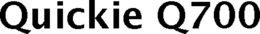 QUICKIE Q700 trademark