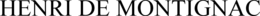HENRI DE MONTIGNAC trademark