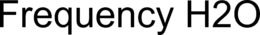 FREQUENCY H2O trademark