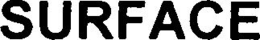 SURFACE trademark
