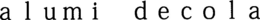 ALUMI DECOLA trademark