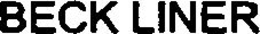 BECK LINER trademark