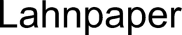 LAHNPAPER trademark