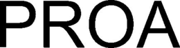 PROA trademark