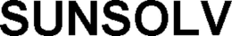 SUNSOLV trademark