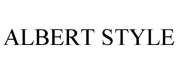 ALBERT STYLE trademark
